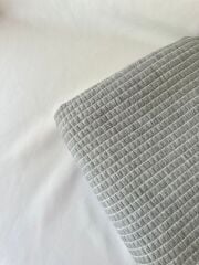 Gri minik kare desenli penye kapitone 190x340cm