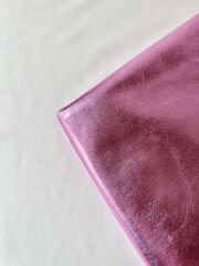 Fuşya parlak ince likralı kot kumaş126x290cm
