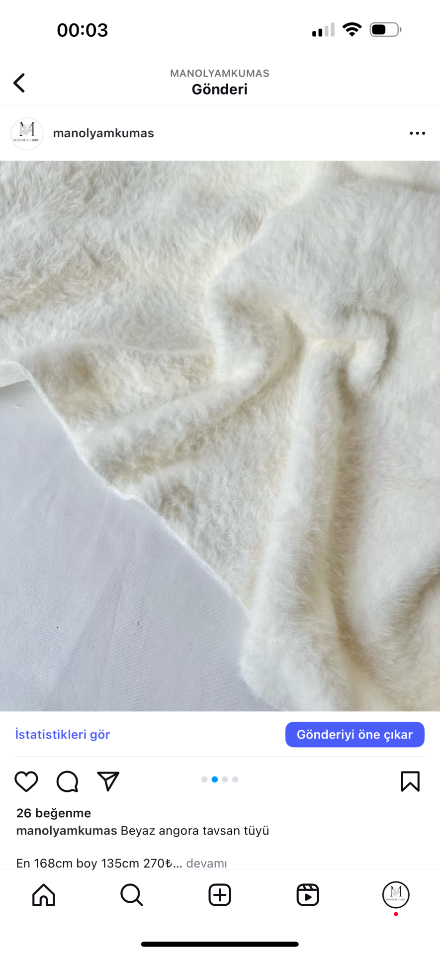 Nisaalms beyaz angora