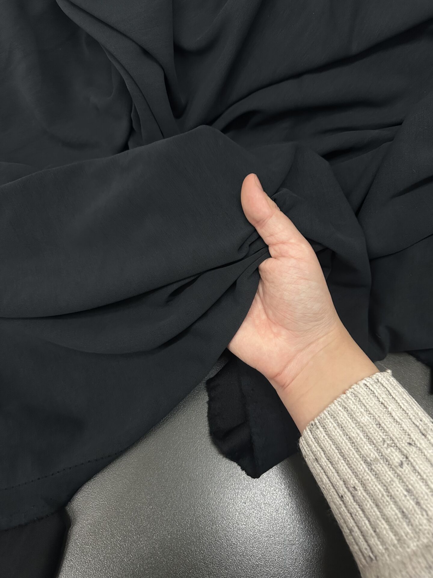 Koyu füme Oysh* modal kumaş en 180cm