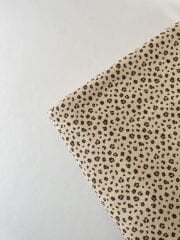 Minik leopar desenli şardonsuz üç iplik 184x240cm