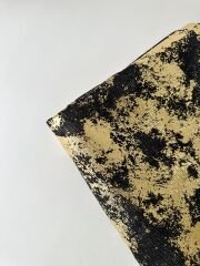 Altın baskılı batik desen file kumas 144x175cm