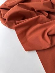 Turuncu mumlu dokuda trençkot kumaşı 148x250cm