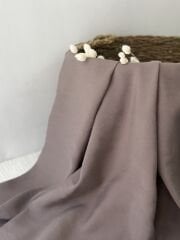 Koyu vizon rengi tensel kupra kumaş eni 144cm