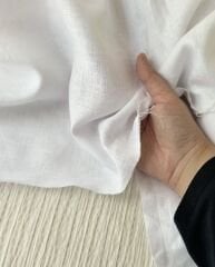 Beyaz %100 keten 210cm