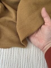 Hardal rengi hafif ışıltılı triko 156x215cm